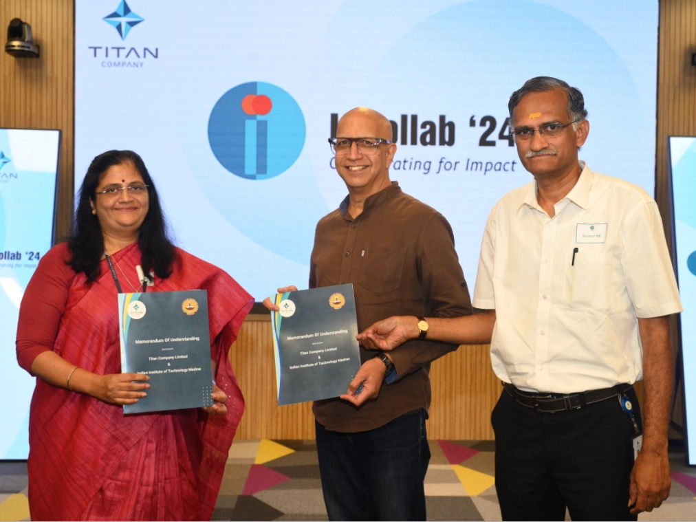 Titan Company Ltd. and Indian Institute of Technology Madras (IITM) Sign Landmark MoU to Drive Innovation and Social Impact