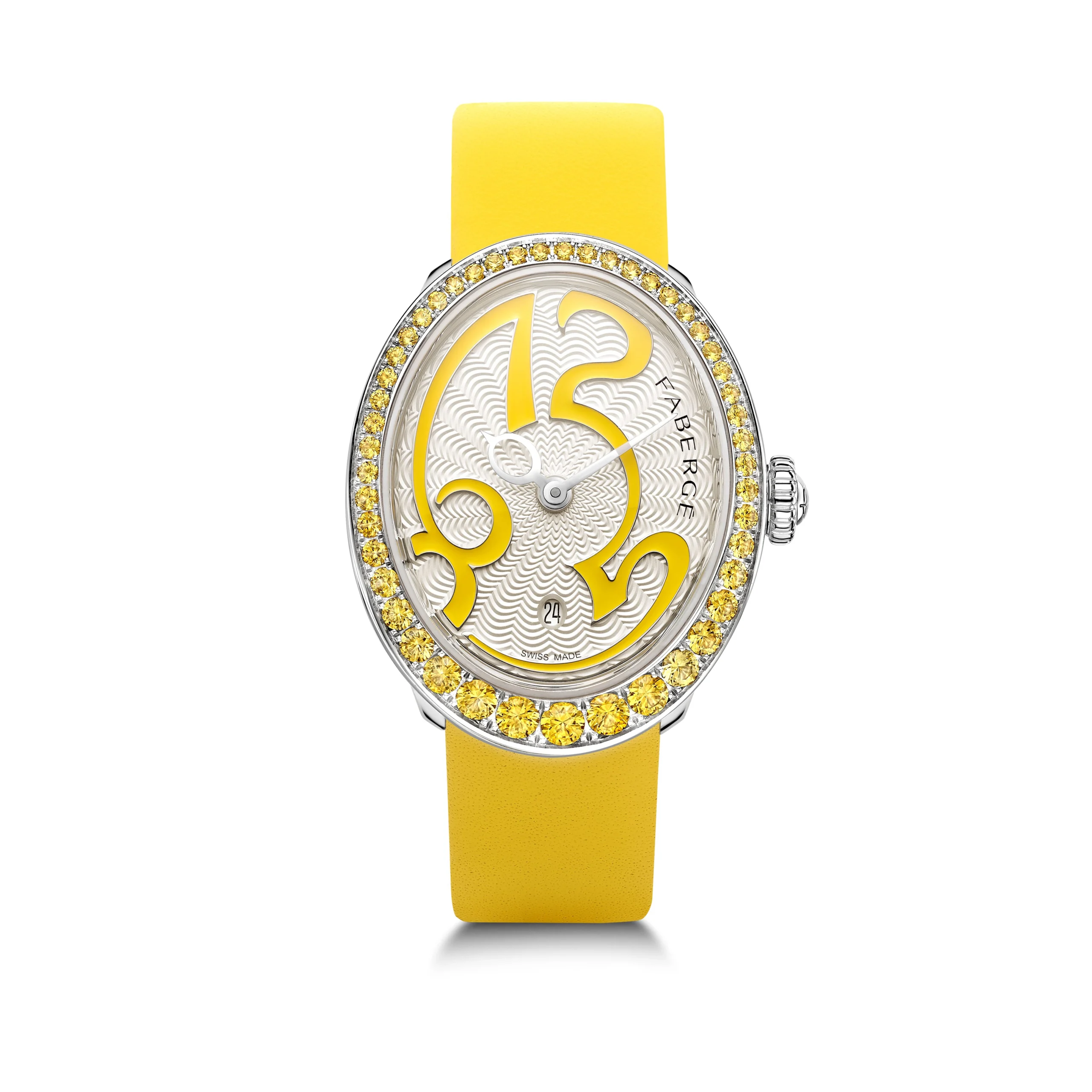 Fabergé introduces the colours of love eggsistence watch collection