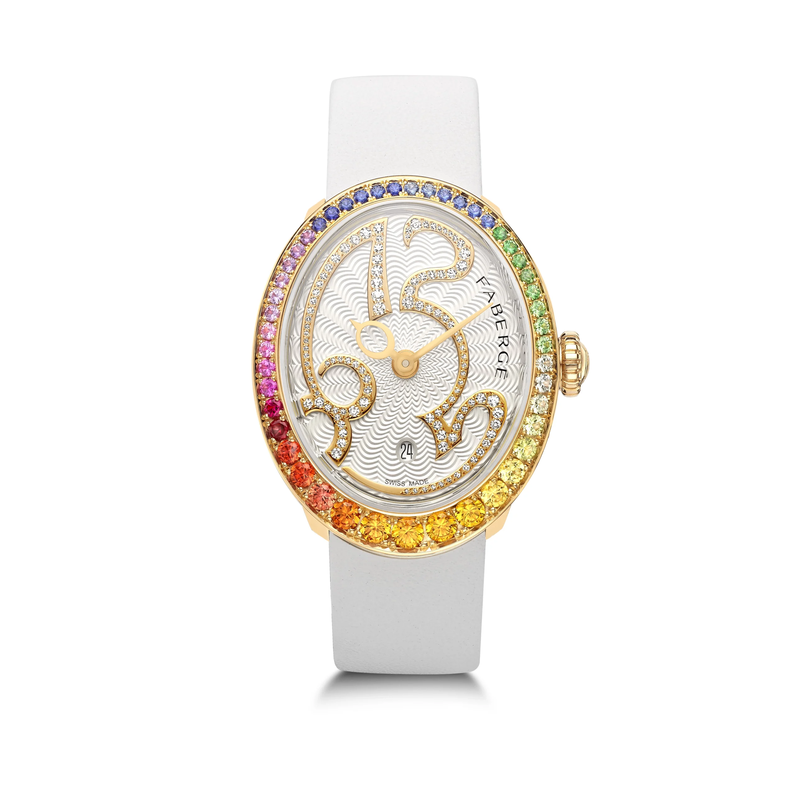 Fabergé introduces the colours of love eggsistence watch collection