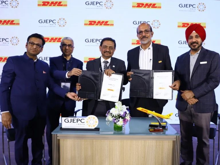 DHL Express signs MoU with Gems and Jewellery Export Promotion Council (GJEPC) to ship India-made jewellery internationally.